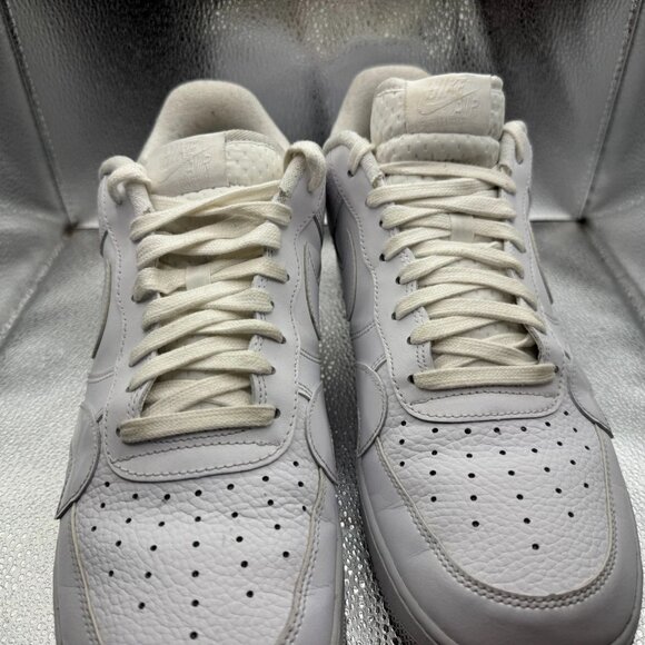 Size 12‎ Nike Air Force 1 \'07 LV8 White Blanc Mens Athletic Sneakers CK7214-100 main image 6